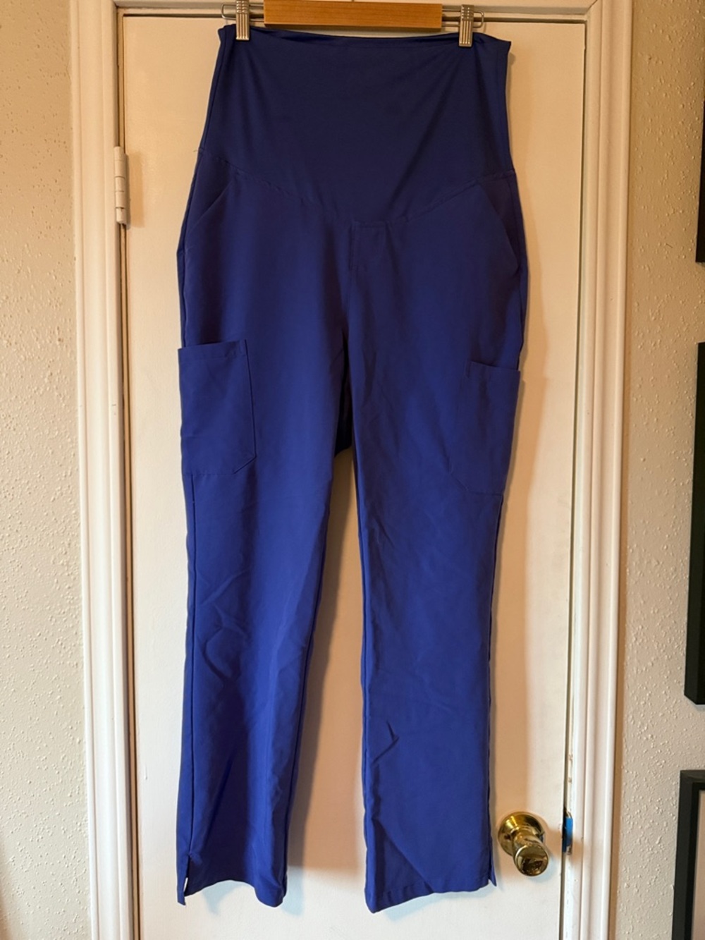 Maternity Mandala Straight Leg scrub Pants